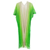 DIONA J TWO TONE LUREX KIMONO CARDIGAN ONE SIZE COLOR GREEN