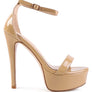 MY MAINS HIGH PLATFORM STILETTO SANDALS