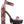 RATTLE SNAKE PRINT HIGH HEELED BLOCK SANDAL