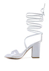 HIGH CULT STRAPPY TIE-UP BLOCK HEELS