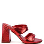 HOT MESS HIGH HEELED BLOCK SANDAL