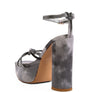 PRISMA TIE-DYE HIGH PLATFORM HEELED SANDALS