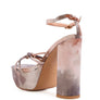 PRISMA TIE-DYE HIGH PLATFORM HEELED SANDALS