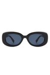 Oval Retro 90s Round Narrow Vintage Sunglasses