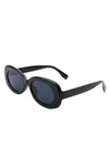 Oval Retro 90s Round Narrow Vintage Sunglasses