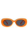 Oval Retro 90s Round Narrow Vintage Sunglasses