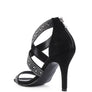 QUEEN BEE Rhinestone High Heeled Sandal