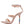 LAWSUIT RHINESTONE BALL HEEL SATIN SANDALS