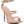 LAWSUIT RHINESTONE BALL HEEL SATIN SANDALS