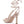 SPICED FAUX SUEDE CUT OUT HEEL LACEUP SANDALS