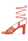 STRINGS ATTACH BRAIDED TIE UP BLOCK HEELED SANDAL