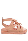 VOOPRET TIE-UP FLAT SANDALS