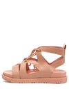 VOOPRET TIE-UP FLAT SANDALS