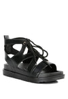 VOOPRET TIE-UP FLAT SANDALS