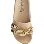ISHTAR METALLIC CHAIN METAL SLID FLATS