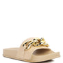 ISHTAR METALLIC CHAIN METAL SLID FLATS