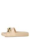 ISHTAR METALLIC CHAIN METAL SLID FLATS