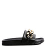 ISHTAR METALLIC CHAIN METAL SLID FLATS