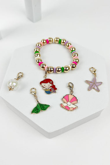 VARIETY CHARM ENAMEL BRACELET SET