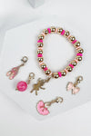 VARIETY CHARM ENAMEL BRACELET SET