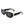 Retro Narrow Rectangle Flat Top Slim Sunglasses