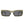 Retro Narrow Rectangle Flat Top Slim Sunglasses