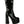 VINKELE Patent PU Platform Heeled Calf Boots