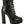 SCOTCH High Heel Quilted Satin Biker Boots