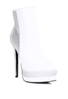 ENCANTO Diamante Set High Heeled Ankle Boot