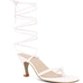 DORITA Kitten Heel Lace Up Sandal