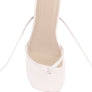 DORITA Kitten Heel Lace Up Sandal