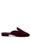 BATISTE Velvet Handcrafted Mules