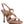 DOMEDA Metal Chain Mid Heel Sandal