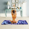 Tie Dye Toga Mat Towel with Slip-Resistant Grip