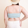 Plus Size Gingham Smocked Bralette