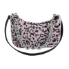 FURRY ANIMAL PRINT SHOULDER