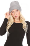 Glitter Sequins Chunky Winter Beanie