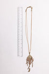Dream Weave Medallion Pendant With Feather Charms