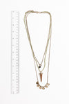 Multi-strand Boho Point Charm Necklace