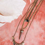 Multi-strand Boho Point Charm Necklace