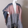 Fall Western Style Colorblend Tassel Trim Serape