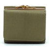 Saffiano Kiss Lock Tri-fold Wallet