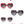 Playful Mod Clout Heart Shape Fashion Sunglasses