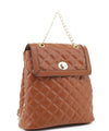 Quilted Twistlock Fashion Backpack