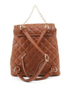 Quilted Twistlock Fashion Backpack