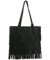 Western Fringe Shopper Flat Tote