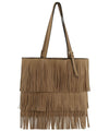 Western Fringe Shopper Flat Tote