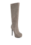 Nebula Diamante Stiletto Calf Boots