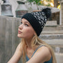 Leopard Knit Beanie