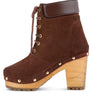 MAAYA Handcrafted Collared Suede Boot